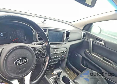 2017 Kia Sportage E Blue z USA, uszkodzony, nr VIN KNDPNCAC0H7162689